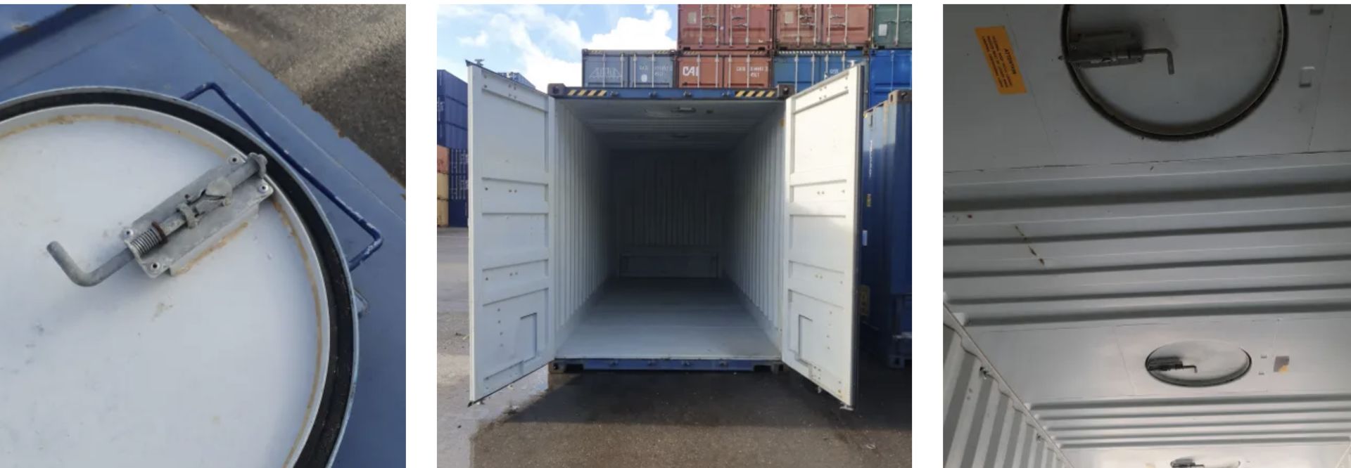 Container BULKS 20 ou 40 pieds - stockage marchandises vrac avec trappes de chargement et déchargement_2