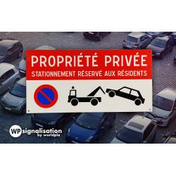 Plaque et panneau propriété privée personnalisé_2
