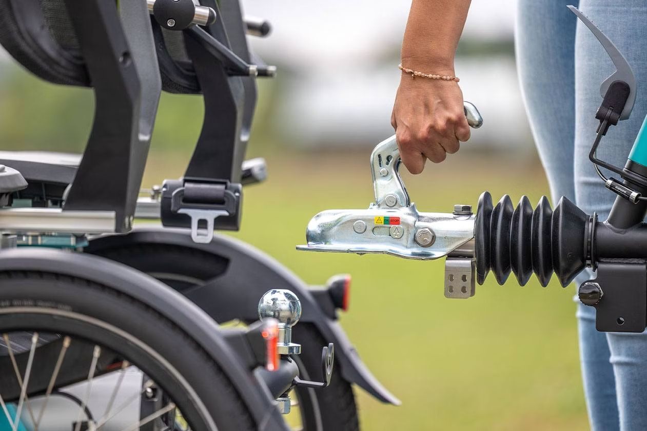 Tricycle funtrain pour vélos pour handicapé avec freins hydrauliques et blocage de sécurité_2