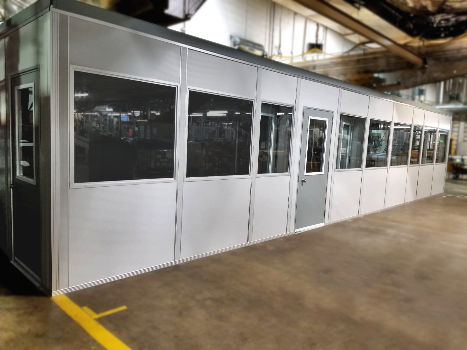 Bureau modulaire - Système standard - Protection contre le bruit, la poussière, la chaleur et le froid - ModTech_2