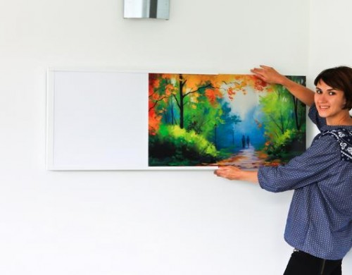 Panneau infrarouge lointain IRL 450W T-V - Chauffage pratique et facile d'utilisation avec thermostat digital_2