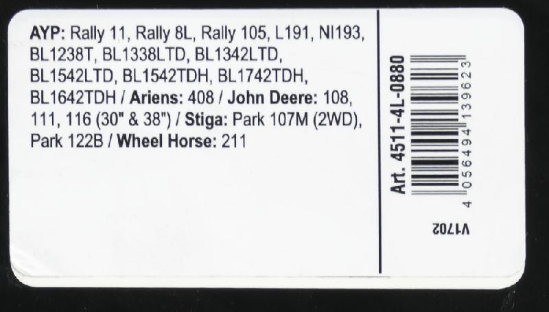 Courroie trapézoïdale X-Grip V - type 4L880_2