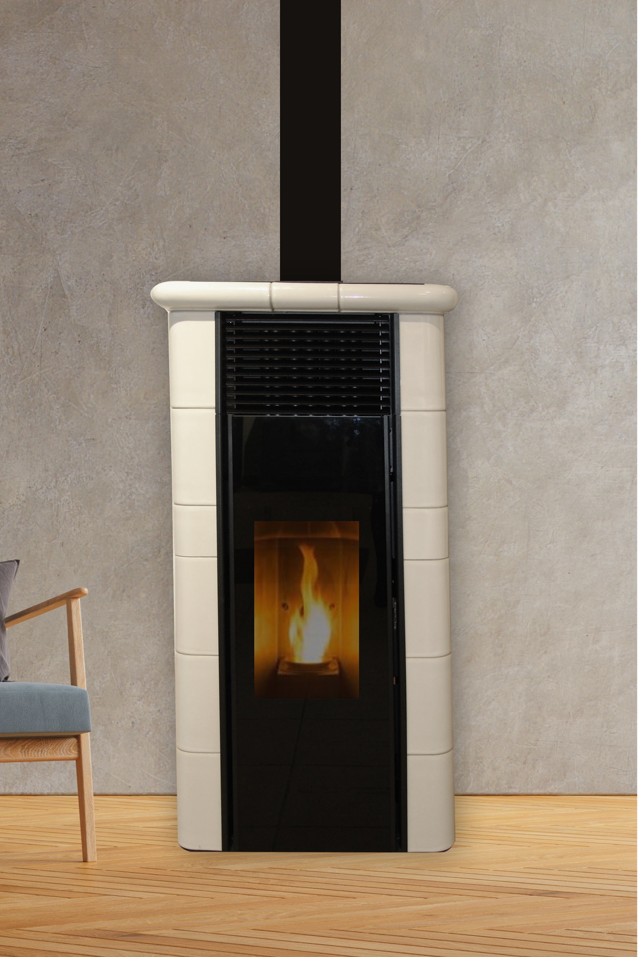 Poêle à granulés sans électricité Perle 10 Haute Performance - 8,6kw_2