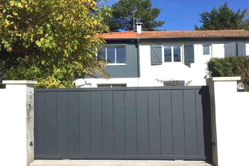 Portail coulissant standard plein - 4000 / 1780_2