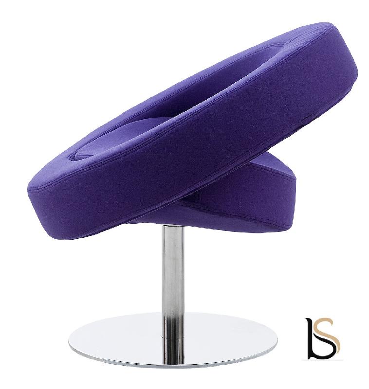 Siège Design en tissu Hello - Softline - Feld Mauve 581_0