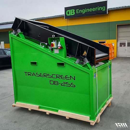 Crible stationnaire DB25S - rendement 7 à 25T/h - électrique et transportable - DB Engineering_2