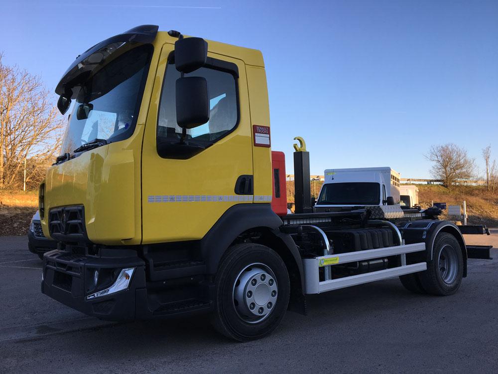 Bras amovible pour camion - capacité 4 à 6T - système multi-caissons - HPC_2