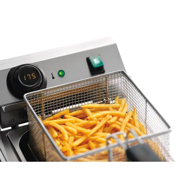 Friteuse électrique MDI SNACK IV Plus - 2 cuves - 2 x 9 L - Afficheur numérique - Vidange | Bartscher_2