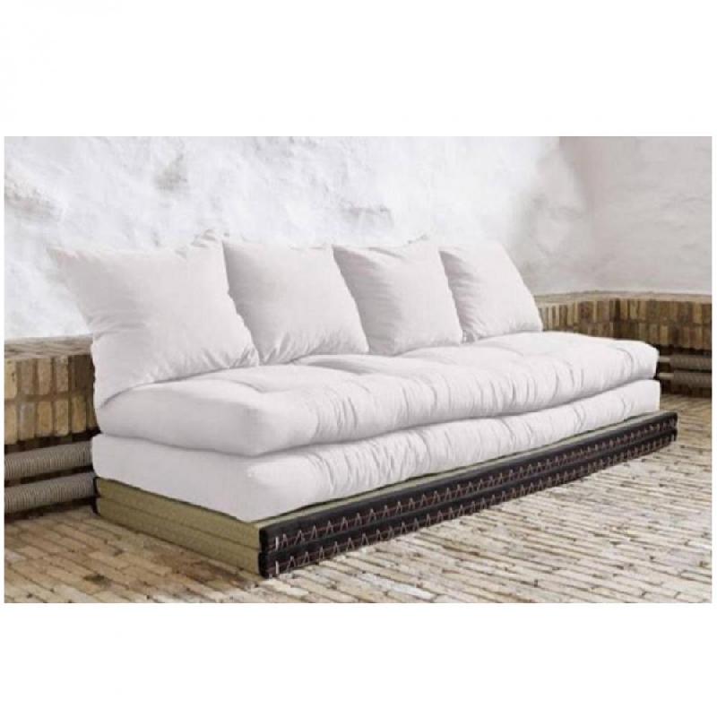 Banquette futon tatami CHICO naturel - Couchage modulable 2x70x200 cm ou 140x200 cm_2