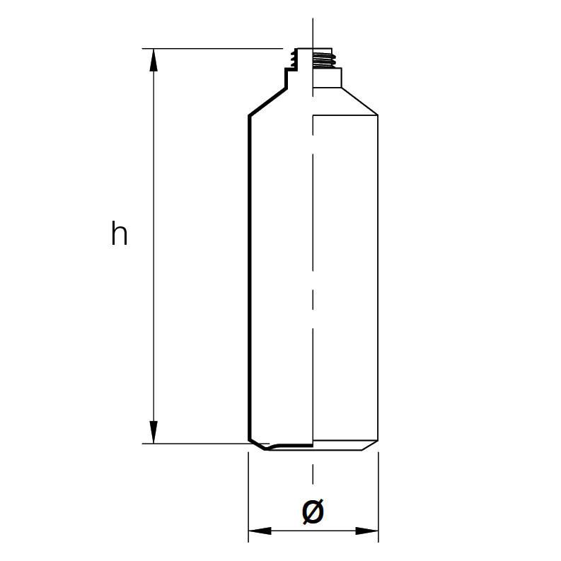 Flacon 520 ml HDPE - 28/400 - Naturel_2