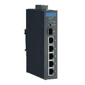 Switch industriel Rail DIN Advantech EKI-2706E-1GFPI-BE - 5 ports LAN PoE + 1 port SFP Gigabit - IP30, 24-48VDC_2