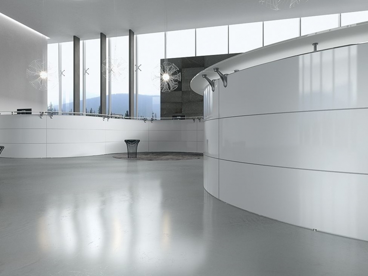 Banque d'accueil modulable arrondie - DV701 ABAKO_2