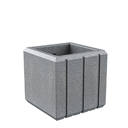 Jardinière résistante aux chocs - UPSILON - Polyéthylène moulé haute densité - Plusieurs dimensions et coloris_2