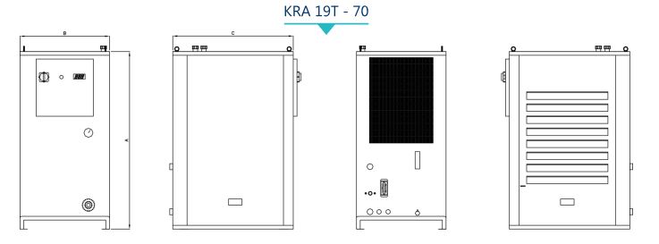Refroidisseur d'eau industriel KRA - 2,1 à 7 kW - Refroidissement de process et machines_2