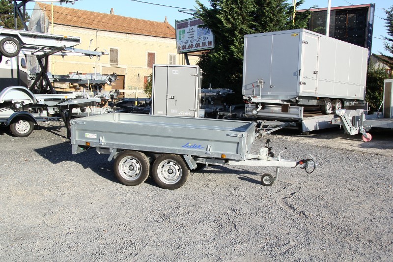 Remorque benne hydraulique - Lider 39560 - compacte, légère et économique_2