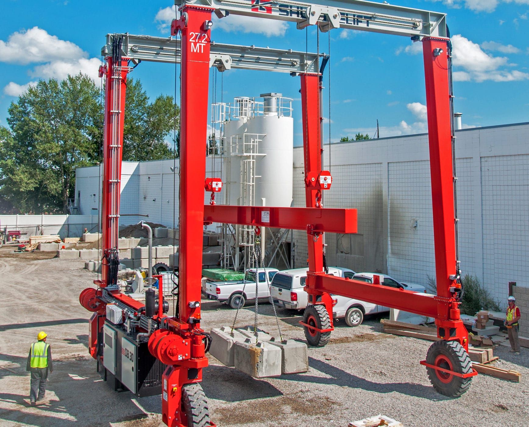 Série db portique de levage - shuttelift - 30 à 200 tonnes_2