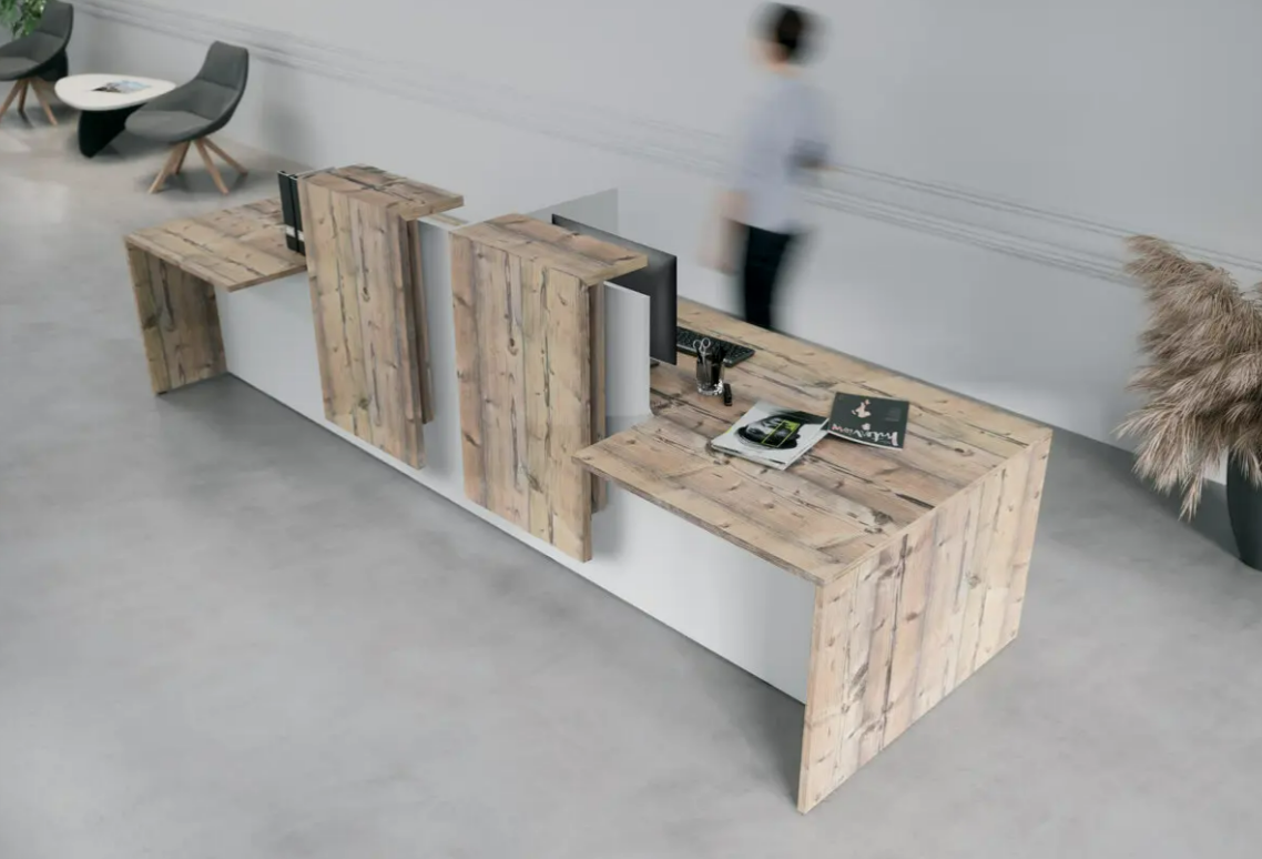 Banque d'accueil moderne et ergonomique pour espaces professionnels_2