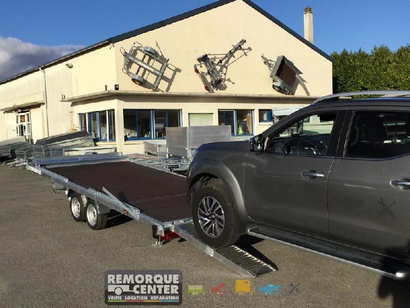 Remorque mi-porte-engin / mi-plateau Lider - PTAC 3500 Kg - 506 x 215 cm - Référence CT166-IFW_2