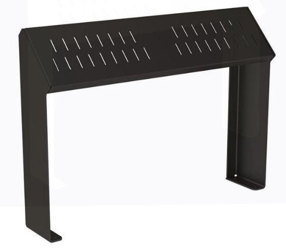 Assis-debout Venise - Acier - Longueur 1200 mm - Hauteur 880 mm - Fabrication Française_2