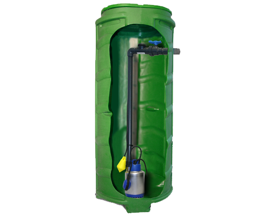 Poste de relevage Sanidrain® HT.180cm - Fil d'Eau profond 500v - DN32 - Refoulement 50mm_2
