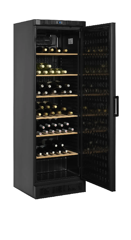Cave à vin réfrigéré positive 1 zone CPP1380E Noir TEFCOLD_2