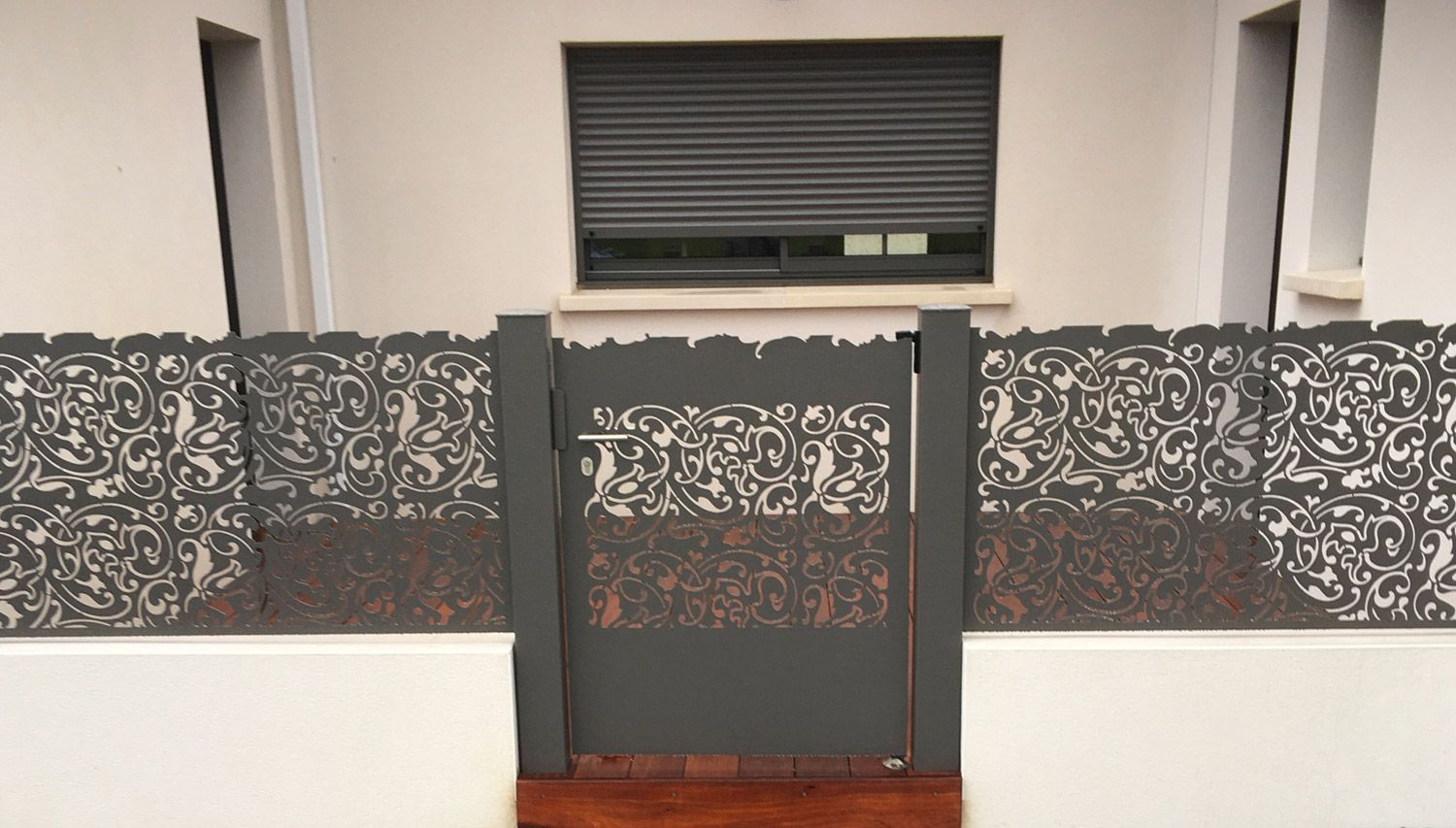 Claustra arabesque - clôture en aluminium - rd productions - plein_2