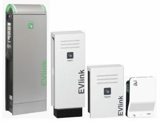 EVH3S11P04K Evlink Wallbox - Borne de recharge pour voiture électrique Schneider - 1P T2S - Tri - 16A/11kW - Filtre RDC-DD intégré_2