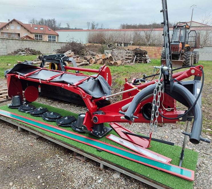 Faucheuse à disques rotative équipée de barre de coupe puissante à transmission par engrenages - dkf 320_2