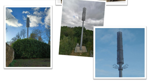 Pylônes design Klattes - Radôme brise-vue modulable - Maintenance aisée_2