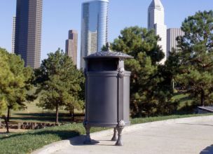 Poubelle Layia Neri - 2270 000 - 50L - Aluminium et acier galvanisé_2