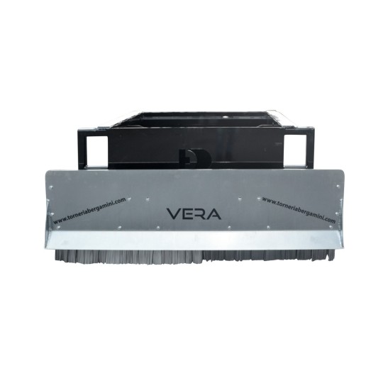 Balayeuse Vera Mix - Brosse acier et polypropylène - Compatible skip loaders et chargeuses - Bergamini_2