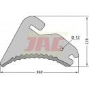 Couteau pour accessoires tracteurs - réf : pbr-0982.21.09.00 - compatible CLAAS COMPACT 30_2