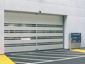 Porte sectionnelle à enroulement avec dispositif anti-effraction - prévue pour des conditions extrêmes_2