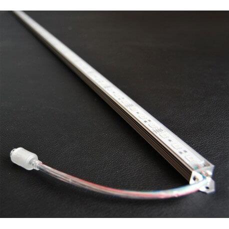 Réglette LED en aluminium 1m - Blanc chaud - IP65 - Résistante à l'humidité et éclaboussures_2