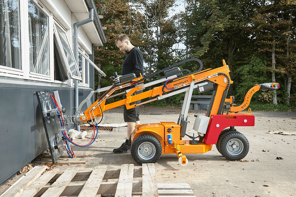 Robots de pose de vitrages lourds Smartlift SL 409 OUTDOOR - lève-vitres tout terrain avec longue durée de vie, capacité 430 kg_2