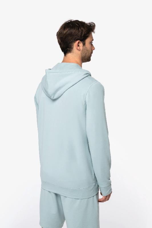 Sweat-shirt écoresponsable zippé à capuche en modal TENCEL pour homme - Réf: NS426 - Toucher ultra doux, coupe ajustée, 260 g/m²_2
