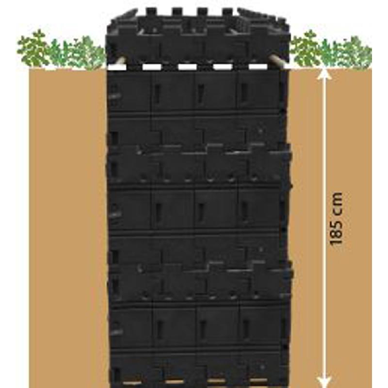 KIT DE BLINDAGE DE FOUILLES NOIR - TRUDOM 2,12x0,97x1,95 m - 78 MODULES PEHD_2