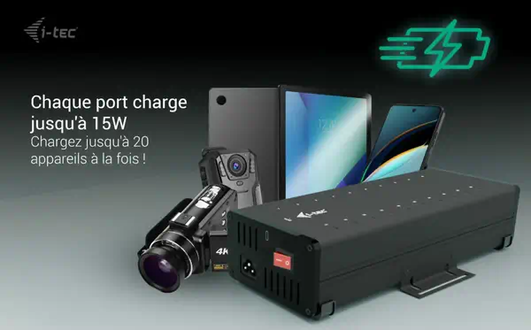 USB-C/USB-A Metal Charging + data HUB, 15W per port, 20x USB-C_2