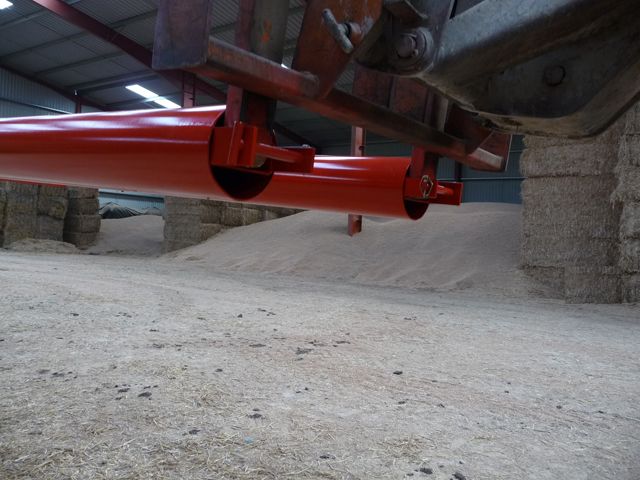 Lame réhausse tas - 2.40m de largeur - 4m d'allonge - compatible chargeurs et télescopiques_2