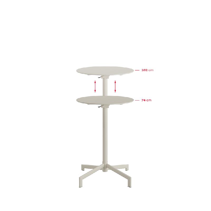 Versa - Table de terrasse / mange-debout Beige_2