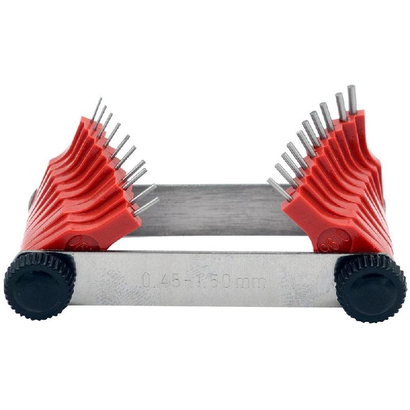 Jauge pour gicleur - 1,5-3 mm - Micron France - Pour mécanique automobile et moto_2