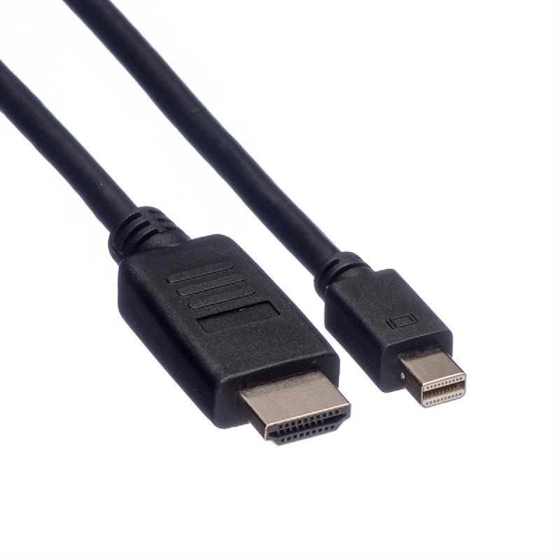 ROLINE Câble Mini DisplayPort, Mini DP - HDTV, M/M, noir, 4,5 m_2