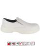 Chaussures de sécurité basses S2 SRC - Mocassin blanc en microfibres avec embout acier_2