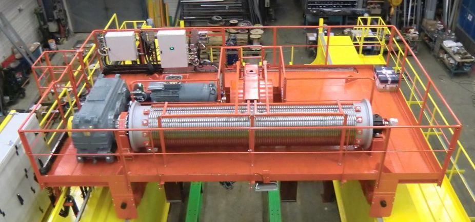 Treuils de levage spéciaux - Fayat Entreprise T.P - capacités jusqu'à 200t et vitesse jusqu'à 90 m/mn_2