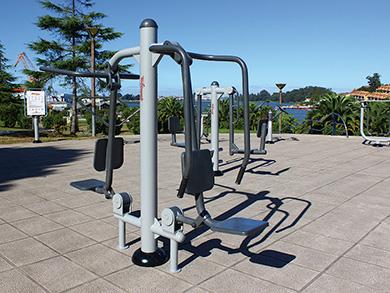 Appareil de fitness de plein air - Urban Gym Ascenseur Flexion des Bras - Acier peint à la poudre - 2,22 x 0,74 x 1,9 m_2