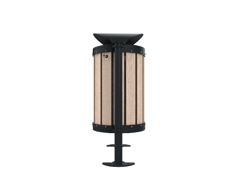 Corbeille Ronde - 60L en HPL - Urbéo_2
