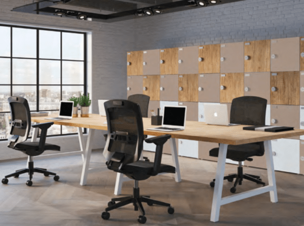 Cohésion - Tables coworking modernes et épurées - Buronomic_2