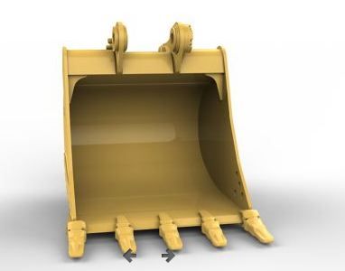 Godet d'excavation à usage normal - caterpillar finance france - 1 350 mm (54 in) - capacité 1.54 m³_2