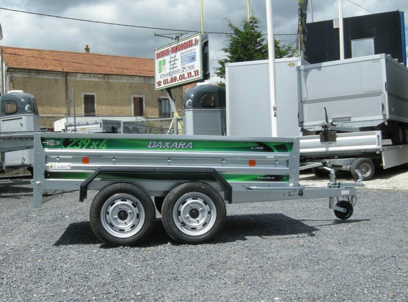 Remorque de fabrication française à 2 essieux alko sans frein 750 kg + amortisseurs -  daxara - 239x4_2
