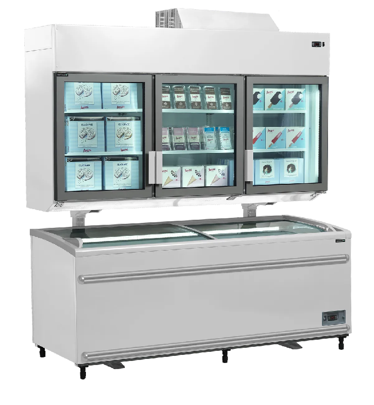Congélateur armoire de supermarché MTF210 VS blanc TEFCOLD_2